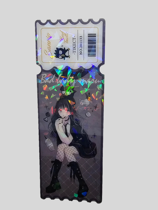 Cute girl bookmark