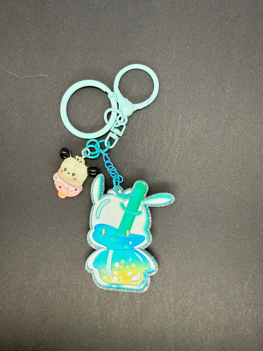 Pocha drink keychain